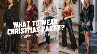 What to Wear at a Christmas Party? Sequin Outfit Ideas for New Year's Party .