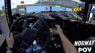 Open Pipe Scania AMSR: Scenic drive in Norway | ETS2 | Fanatec DD+