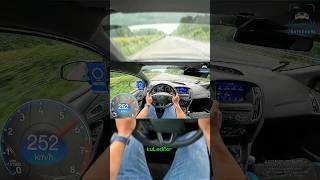 FORD FOCUS RS MK3 CAR        TOP SPEED TEST         59 LIKE TARGET 