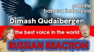 The best voice in the world |#DIMASH| Russian #reaction|Indonesian subtitles