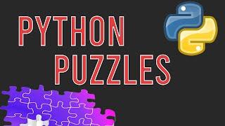 Learn python by solving puzzles