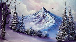 “Winter’s Bliss” Full Length Beginner Painting Tutorial by #PaintWithJosh