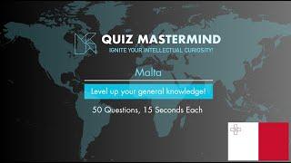 Quiz Mastermind: Malta General Knowledge Quiz
