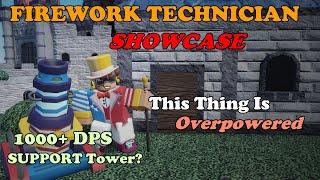 Firework Technician Is OVERPOWERED! New Event Tower Showcase || Tower Defense Simulator