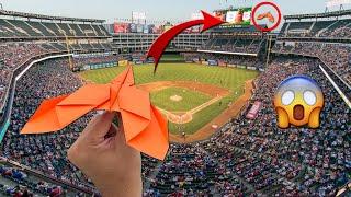 How To Make The WORLD RECORD PAPER AIRPLANE (easy) || Paper Airplane that Really Flies Far