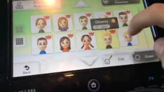 Will Showing all his Miis on the Wii U