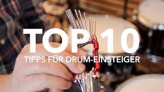 TOP 10 Drum-Tools und Tipps  für Schlagzeug-Einsteiger! Schlagzeug lernen.