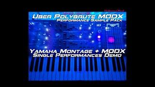 Uber Polybrute MODX Sample Pack Yamaha Montage Single Performances Synthesizer