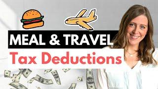 Meals & Travel TAX Deductions (bookkeeper's guide)