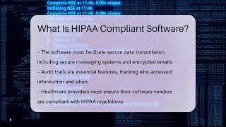 What Is HIPAA Compliant Software? - SecurityFirstCorp.com