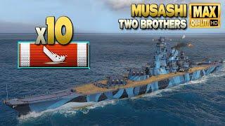 Battleship Musashi: Very rare double Kraken - World of Warships