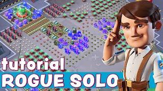 ROGUE SOLO - step by step TUTORIAL  HOW TO SOLO - BOOM BEACH operation gameplay/attack strategy