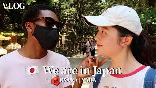 Japan Vlog｜ Osaka Ichiran Ramen, Nara Bambis, my favorite Udon｜Blasian Couple｜sometimes with Keys