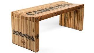 Pallet Wood Slat Bench