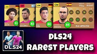 RAREST PLAYERS IN DLS24 | DREAM LEAGUE SOCCER 2024!!