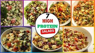 7 High Protein Salad recipes | Protein packed salads - Indian Salads