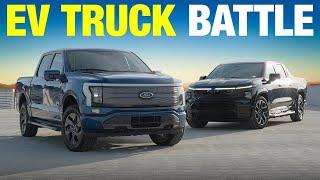 Chevy Silverado EV vs. Ford F-150 Lightning: Big, All-American and Fully Electric Trucks