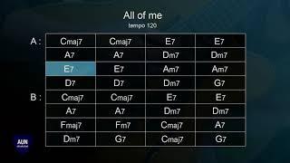 All Of Me - Backing Track Tempo 120 (Aun Chatchai)