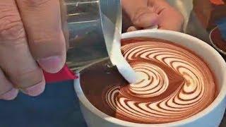 Oddly Satisfying Latte Art | The Coffee Shop | Chill Jazz Cafe | 1 HOUR | Lo Fi Hip Hop