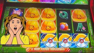 COMPLETE SHOCK at Aliante casino! Huff n' more Puff slot machine!!!