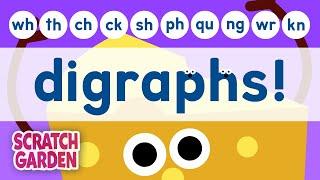 Digraphs! | Top Ten English Digraphs | Phonics are Fun!