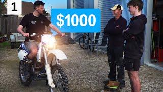 Can You Buy a DIRT BIKE for Under a Grand??? $1,000 Dirt Bike Challenge – Episode 1 #1KDBC