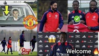 ️DONE Deal! Welcome to Man United, 1st signing under Amorim ARRIVES at Carrington training#manutd