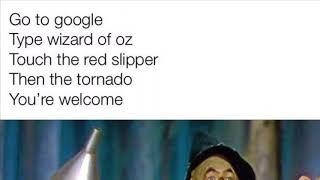 Wizard of oz google trick