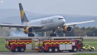 *EMERGENCY* Thomas Cook A330-200 Emergency Landing at Manchester Airport- 15/04/17