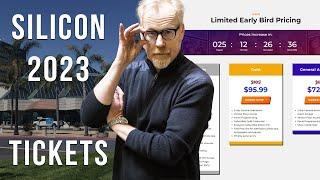 Best 2-Day TICKET OPTION for SiliCon With Adam Savage 2023