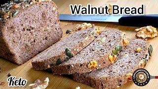 Keto Walnut Bread | Remake of V1.0 | Better than almond bread | Light, soft & fluffy