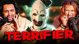 TERRIFIER (2016) MOVIE REACTION - WE WERE NOT PREPARED FOR THIS! - FIRST TIME WATCHING - REVIEW