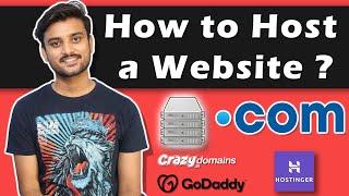 How to Host a Website ? - How to Buy a Domain? - Step By Step Guide Explained ! - Hindi