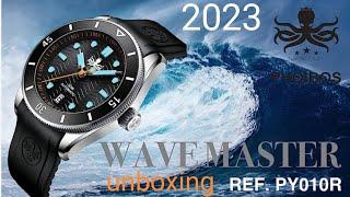 PHOIBOS WAVE MASTER PY010CR 300M Automatic Dive Watch Black