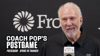 Coach Pop's Postgame vs Oklahoma City Thunder | 10.7.2024