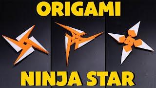 03 Easy Origami Paper Ninja Star Shuriken