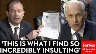 Mike Lee Laces Into Top FBI Official Over Agency's 'Affront To The Constitution'