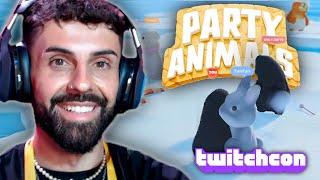 CHAOS ensues in TWITCH RIVALS PARTY ANIMALS! | Party Animals (Live at TwitchCon 2024)