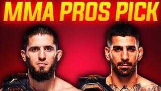 MMA Pros Pick  Islam Makhachev vs. Ilia Topuria