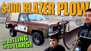 World's CHEAPEST & RUSTIEST K-5 Blazer - Will It PLOW?