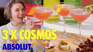 Elyse's Cosmopolitans! | Cosmopolitan Recipe | Absolut Drinks With Elyse