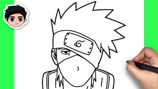 How To Draw Kakashi | Naruto - Easy Step By Step