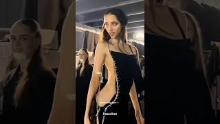 yasmin wijnaldum viral runway video ️‍ #goviral #fashion #trending #model #viralshort #runway