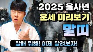 미리 보는 2025 을사년 ‘말띠 운세’ / 말띠생들에게 일어날 변화들 용한점집 유명한점집