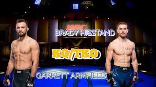 UFC: BRADY HIESTAND VS GARRETT ARMFIELD..!