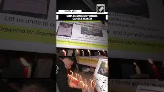 Jammu: Shia community holds candle march against killing of Shias in Pakistan’s Parachinar