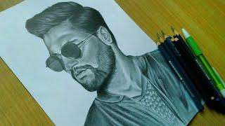 Drawing: vicky kaushal | timelapes | divine sketch