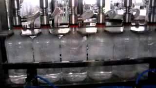 5L Bottle washing, filling and capping line