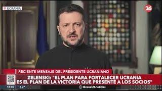  ZELENSKI advierte: "El plan para fortalecer UCRANIA es el plan de la VICTORIA"