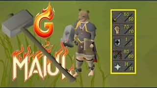 The Ultimate Pure Account Building Guide - EP #2  - G -Maul Meta!  (OSRS)